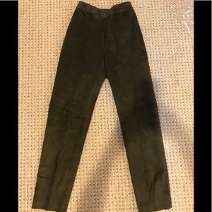Peruvian Connection Genuine Leather Suede Pants 4